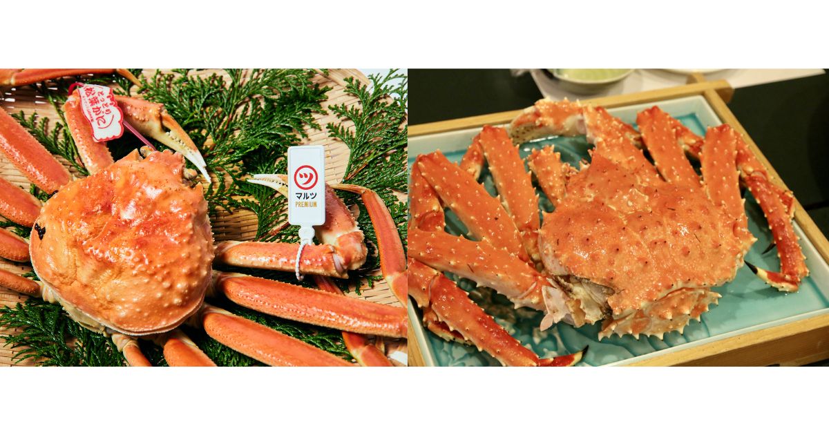 ズワイガニvsタラバガニ