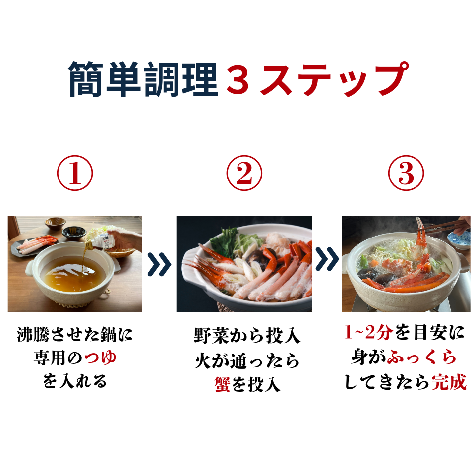 蟹屋の蟹鍋セット（1㎏・2～3人前）11月から発送！早期割引キャンペーン中！