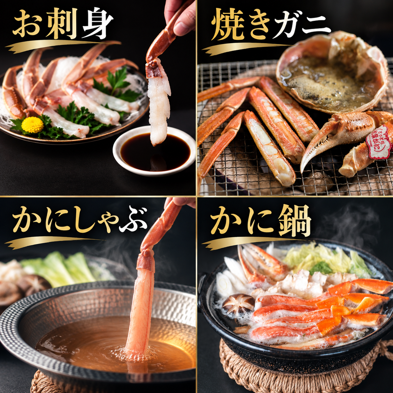 【鳥取県産】蟹屋の松葉がに出汁しゃぶ