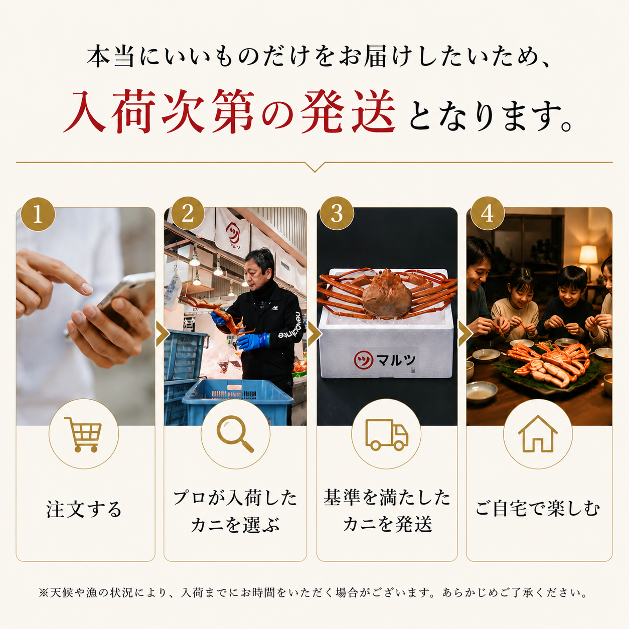 【境港産】蟹屋の釜茹で紅ずわい蟹2杯セット（大・特大・特々大）
